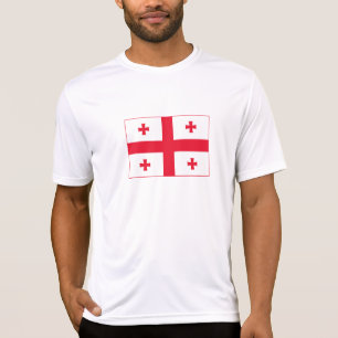 T-shirt Drapeau de Géorgie