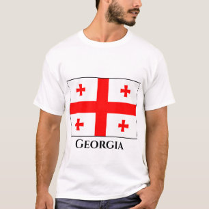 T-shirt Drapeau de Géorgie