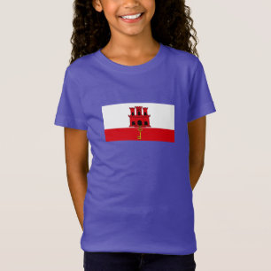 T-Shirt Drapeau de Gibraltar