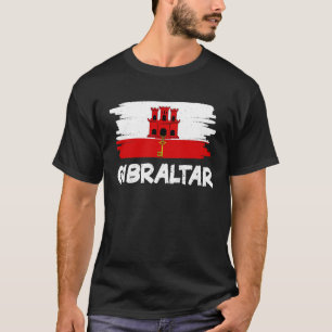 T-shirt Drapeau de Gibraltar cool