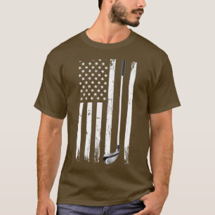 T-shirt Drapeau de golf américain