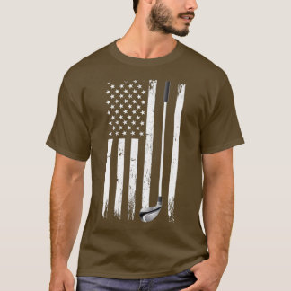 T-shirt Drapeau de golf américain