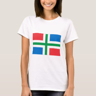 T-shirt Drapeau de Groningue