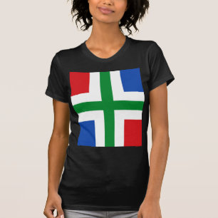 T-shirt Drapeau de Groningue (province)