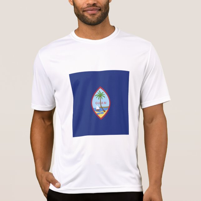 T-shirt Drapeau de Guam (Devant)
