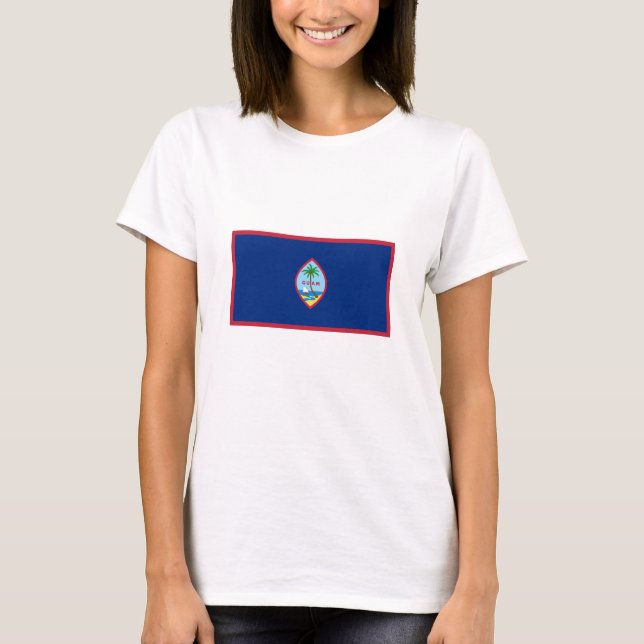 T-shirt Drapeau de Guam (Devant)