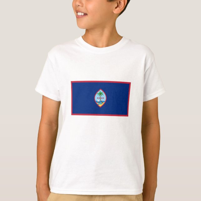 T-shirt Drapeau de Guam (Devant)