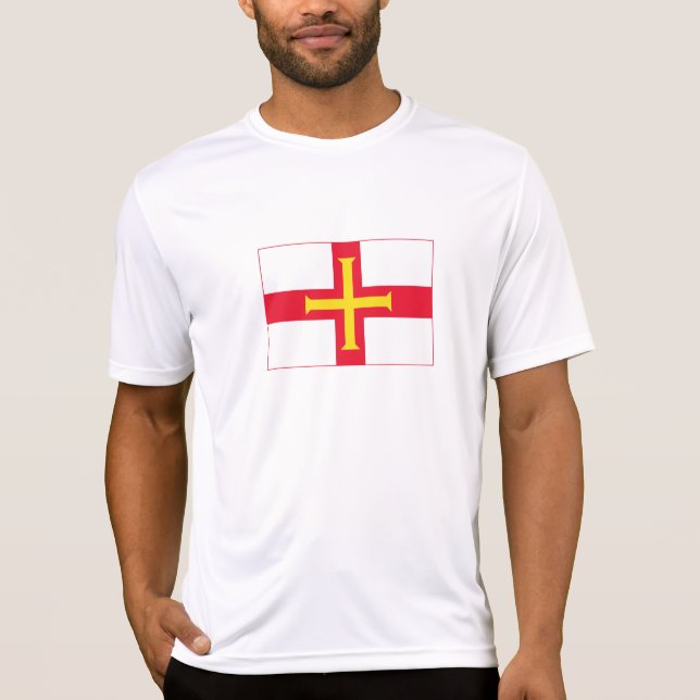 T-shirt Drapeau de Guernesey (Devant)
