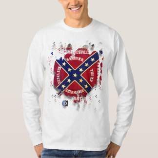 T-shirt drapeau de guerre civile