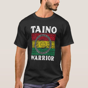 T-shirt Drapeau de guerrier Taino Symbole traditionnel