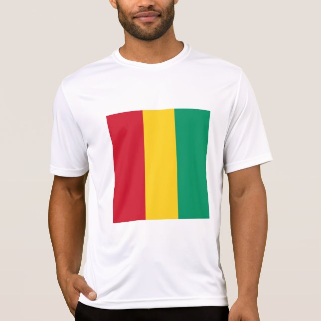 T-shirt Drapeau de Guinée (Devant)