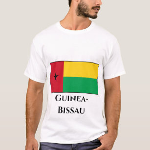 T-shirt Drapeau de Guinée-Bissau