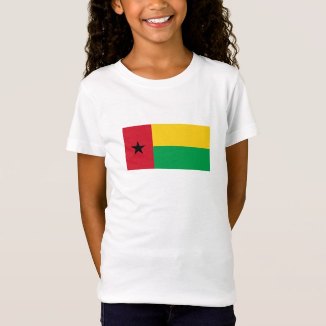 T-Shirt Drapeau de Guinée-Bissau (Devant)