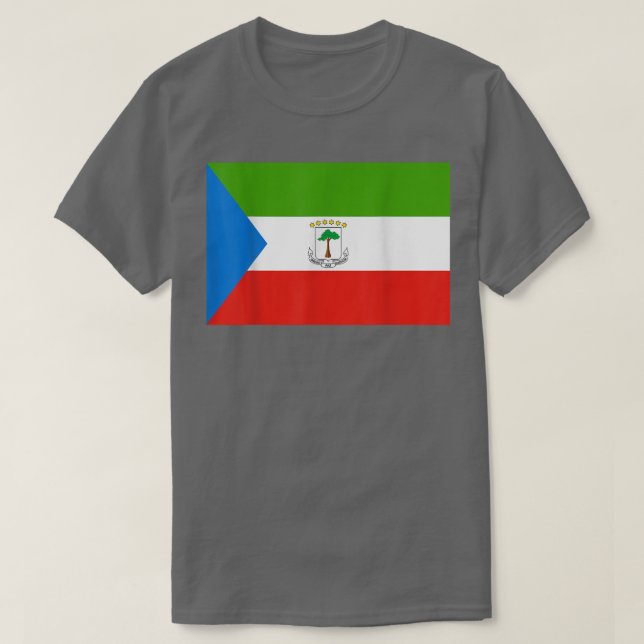 T-shirt Drapeau de Guinée équatoriale (Design devant)