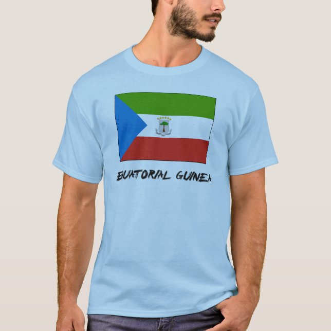T-shirt Drapeau de Guinée équatoriale (Devant)