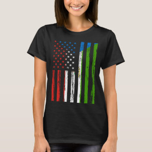 T-shirt Drapeau de Guinée équatoriale Amérique États-Unis 