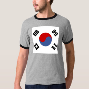 T-shirt Drapeau de haute qualité de la Corée du Sud