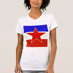 T-shirt Drapeau de haute qualité de la Yougoslavie