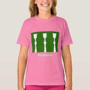 T-shirt Drapeau de Hedmark avec le nom