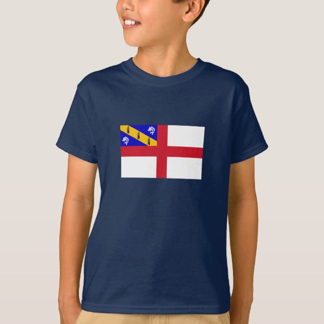 T-shirt Drapeau de Herm (Devant)
