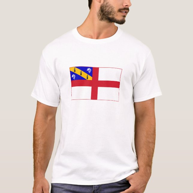 T-shirt Drapeau de Herm (Devant)