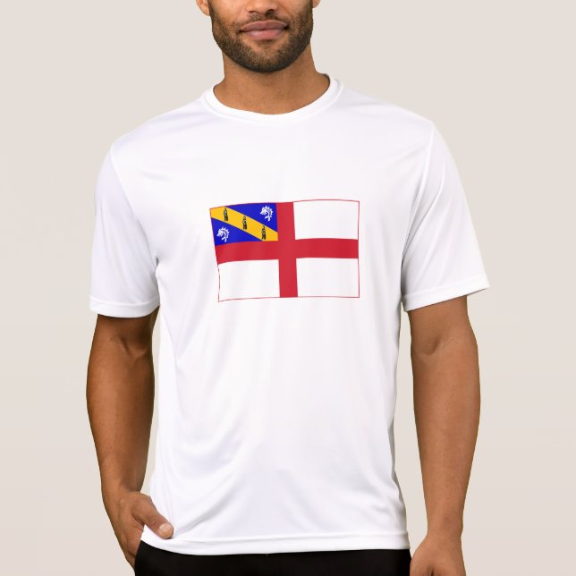 T-shirt Drapeau de Herm (Devant)