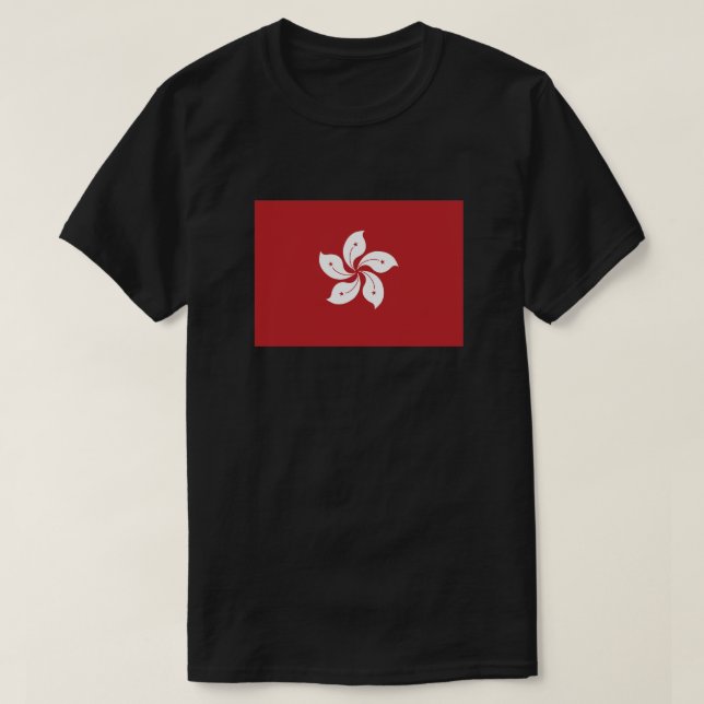 T-shirt Drapeau de Hong Kong (Design devant)