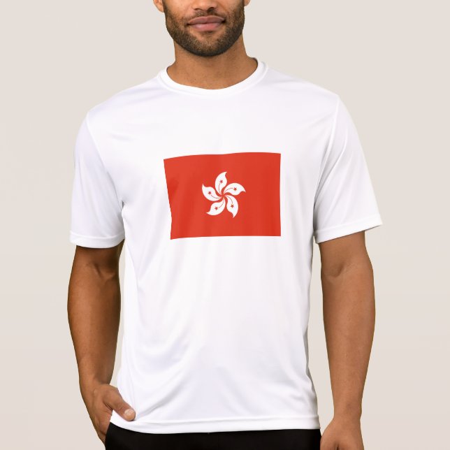 T-shirt Drapeau de Hong Kong (Devant)