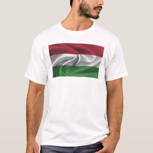 T-shirt Drapeau De Hongrie