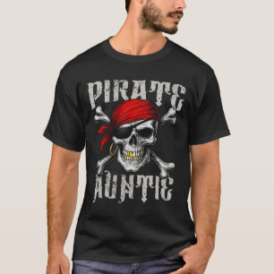 T-shirt Drapeau De Jolly roger Pirate Tante Et Crossbone D