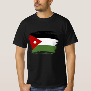 T-shirt Drapeau de Jordanie