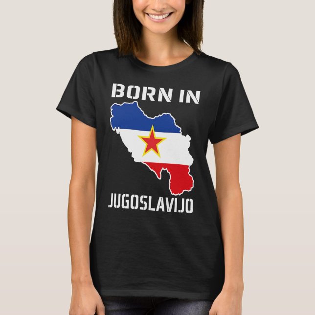 T-shirt Drapeau de Juyougoslave Balkan SFRJ Josip Broz Tit (Devant)