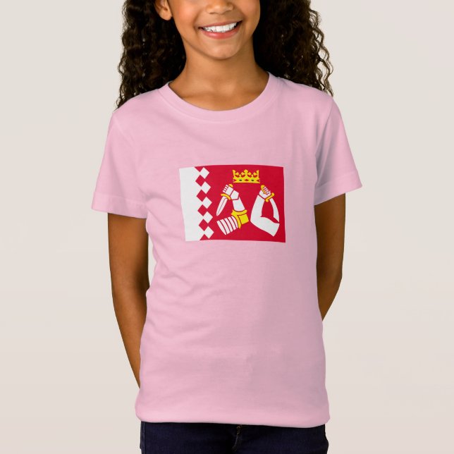 T-Shirt Drapeau de Karelia Nord (Devant)