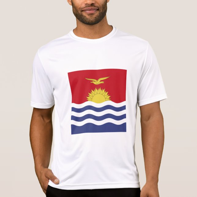 T-shirt Drapeau de Kiribati (Devant)