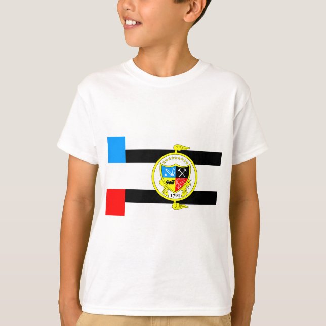 T-shirt Drapeau de Knoxville, Tennessee (Devant)