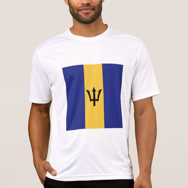 T-shirt Drapeau de la Barbade (Devant)