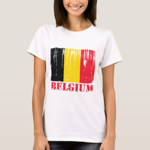 T-shirt Drapeau de la Belgique