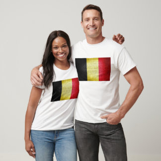 T-shirt Drapeau de la Belgique Grunge