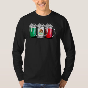 T-shirt Drapeau de la bière mexicaine Cinco De Mayo Femmes