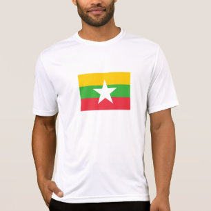 T-shirt Drapeau de la Birmanie