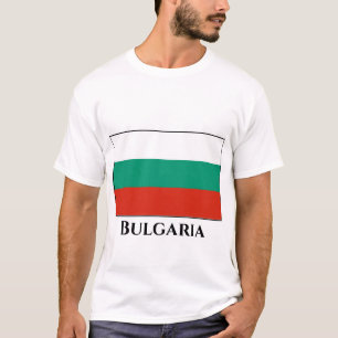 T-shirt Drapeau de la Bulgarie