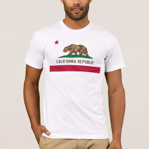T-shirt Drapeau de la Californie