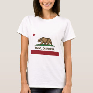 T-shirt drapeau de la californie irvine