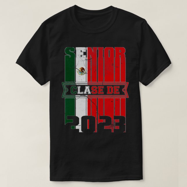 T-shirt Drapeau de la Clase de 2023 (Design devant)