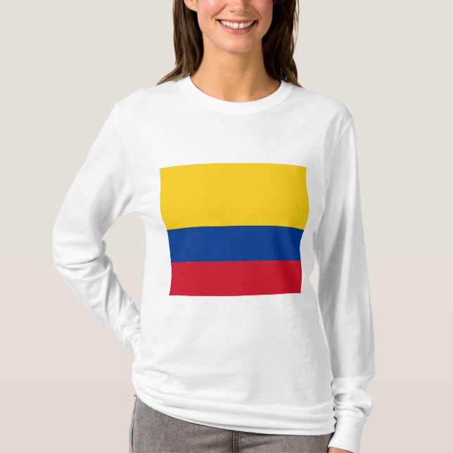 T-shirt Drapeau de la Colombie (Devant)