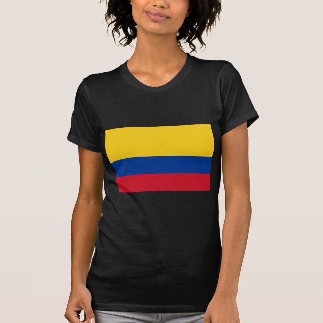 T-shirt Drapeau de la Colombie (Devant)