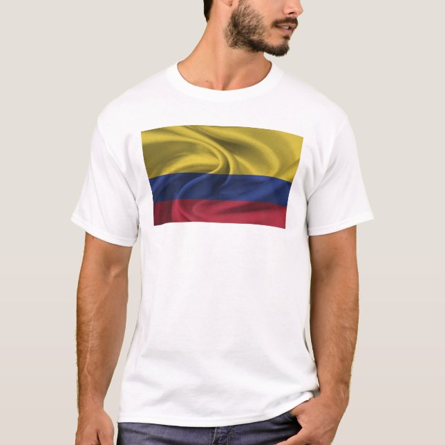 T-shirt Drapeau de la Colombie (Devant)