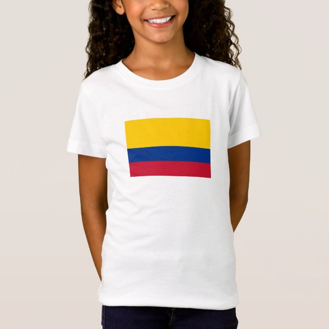 T-Shirt Drapeau de la Colombie (Devant)