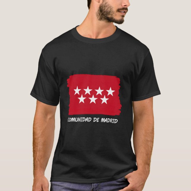 T-shirt Drapeau de la Communauté de Madrid (Devant)