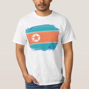 T-shirt Drapeau de la Corée du Nord